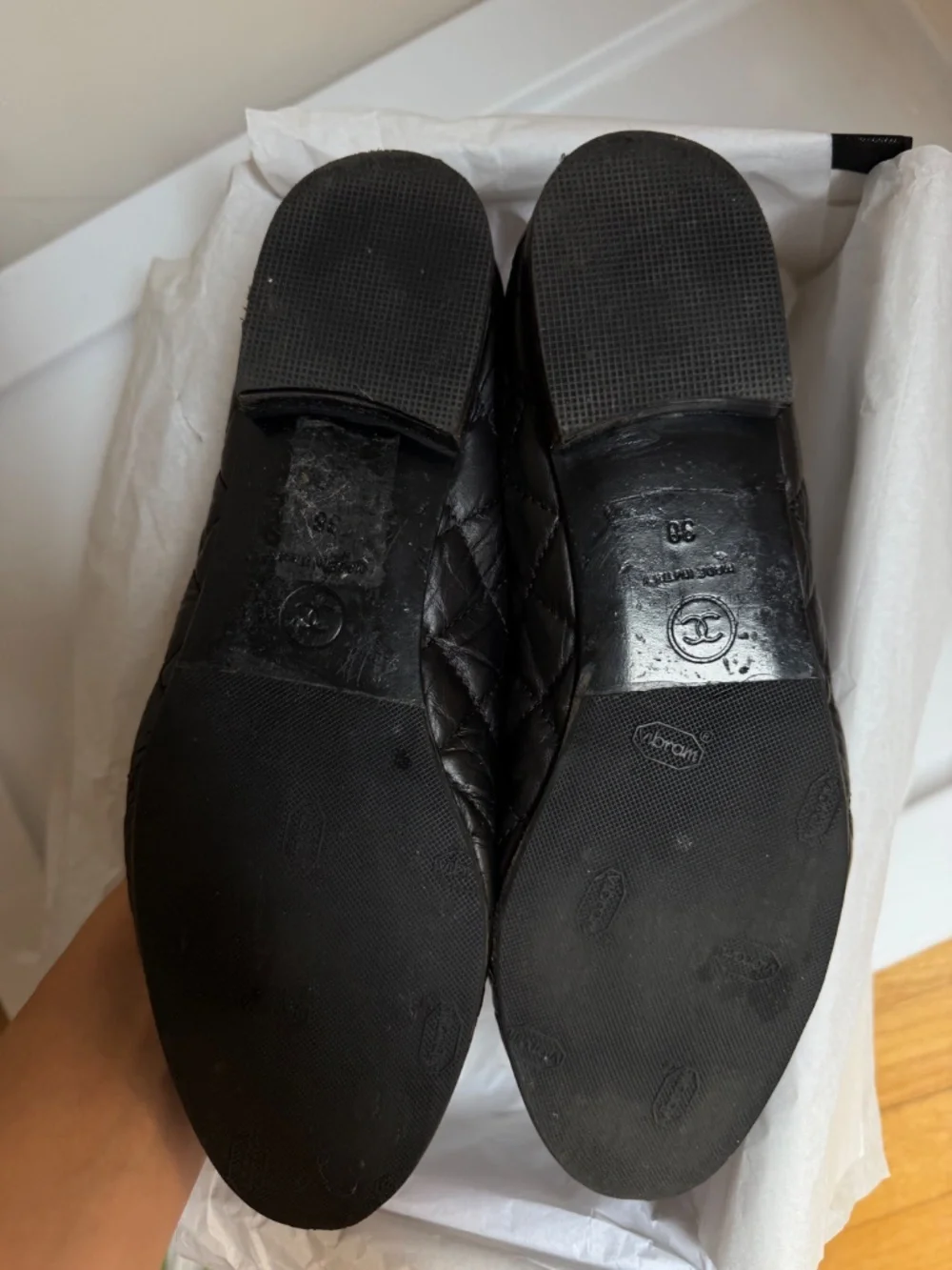 Chanel Quilted Ballet Flats